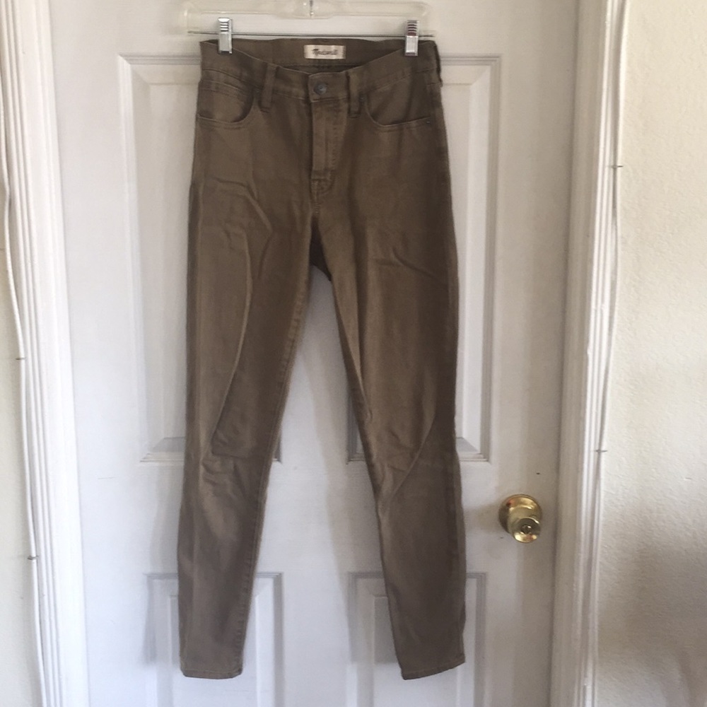 Madewell cropped skinny jeans